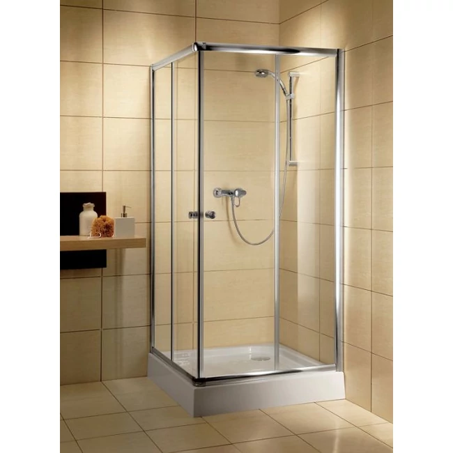 RADAWAY Classic C szögletes zuhanykabin - króm