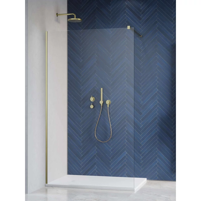 RADAWAY Modo New Brushed Gold II Walk-in zuhanyfal