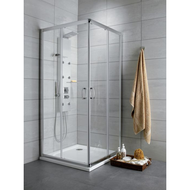 RADAWAY Premium Plus D szögletes zuhanykabin