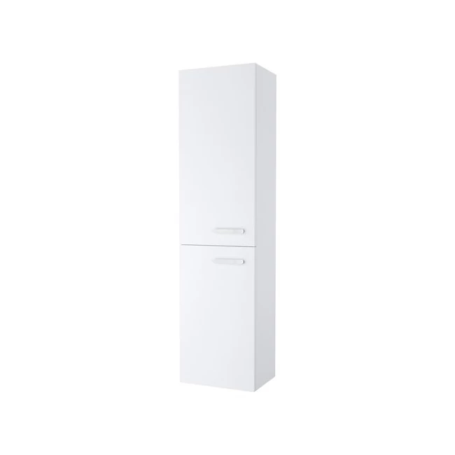 RAVAK SB Chrome II 390 magas szekrény, fehér, fehér fogantyúval, balos