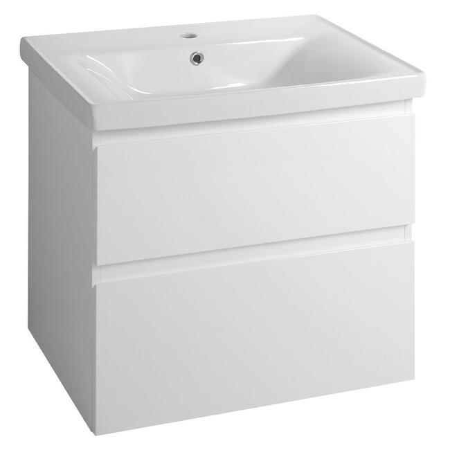 AQUALINE Altair mosdótartó szekrény, 67×60×45 cm, fehér