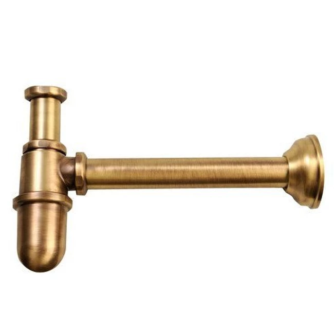 SAPHO Reitano Antea mosdó szifon, retro, réz/bronz