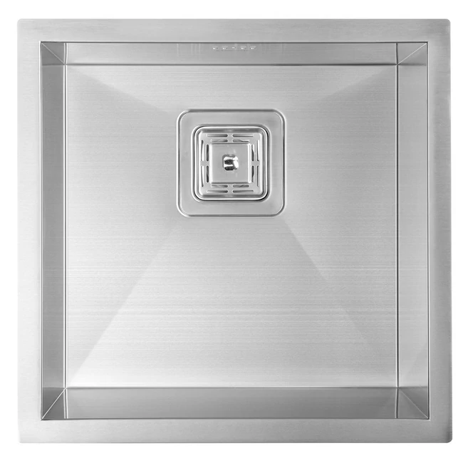 SAPHO Zero beépíthető mosogatótálca, 44×43×20 cm, inox