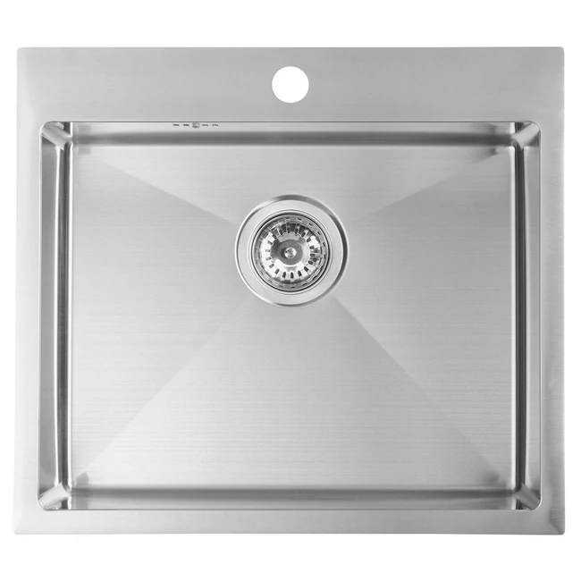 SAPHO Epic beépíthető mosogatótálca, 54×48×20 cm, inox