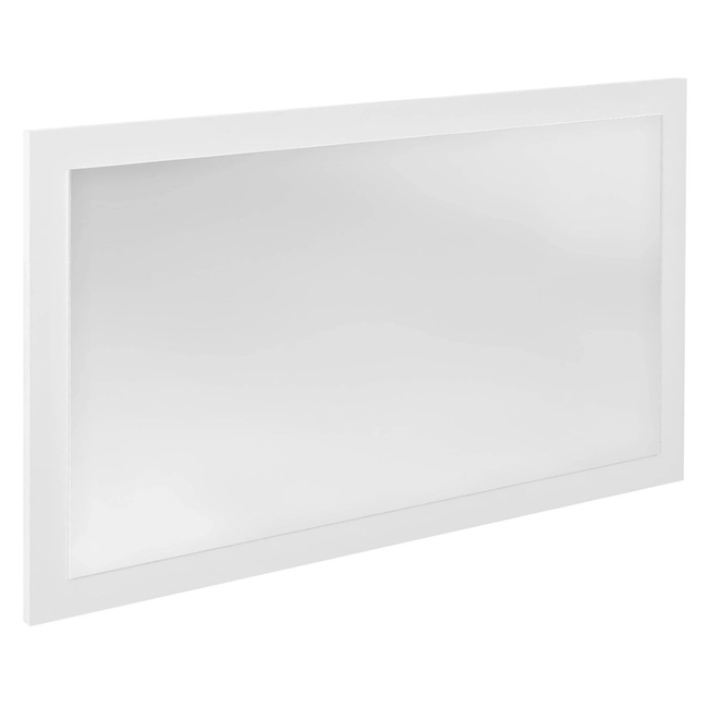 SAPHO Nirox keretes tükör, 100×60×3 cm, fényes fehér