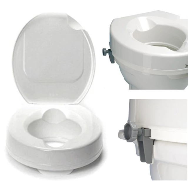 AKAD-5019 magasított WC-ülőke, tetővel