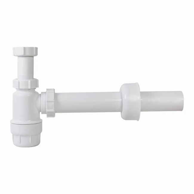 Mosdószifon 5/4", leeresztőszelep nélkül, 40 mm-es elfolyással