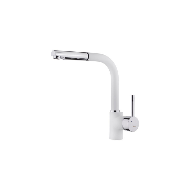 TEKA ARK 938 W (fehér) mosogató csaptelep kihúzható zuhanyfejjel