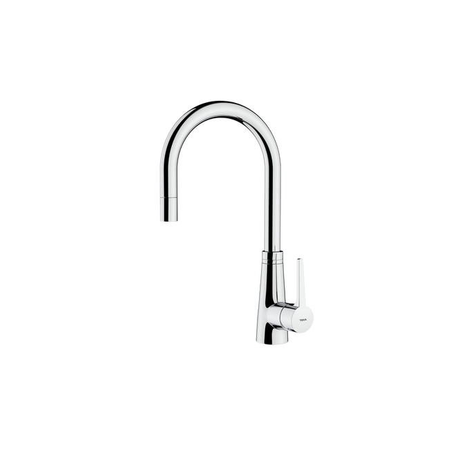 TEKA Vita VTK 938 mosogató csaptelep felső kifolyócsővel, kihúzható zuhanyfejjel