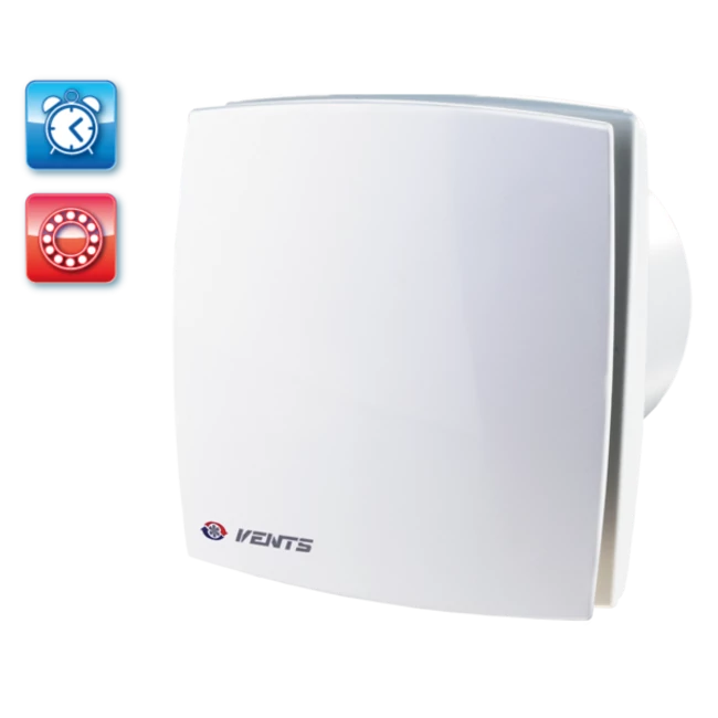 VENTS 100 LDT L ventilátor, időzítős, golyóscsapágyas