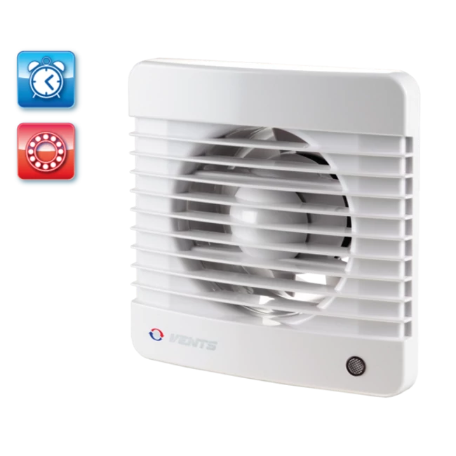 VENTS 125 MT L ventilátor, időzítős, golyóscsapágyas