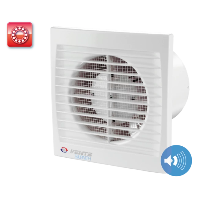 VENTS 100 Silenta - S L ventilátor, golyóscsapágyas