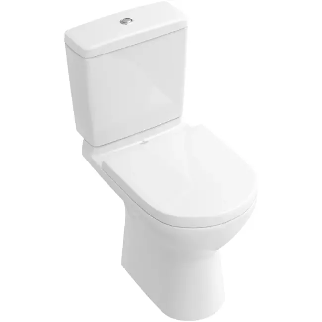 VILLEROY & BOCH O.novo mélyöblítésű monoblokkos WC, álló, alpin fehér