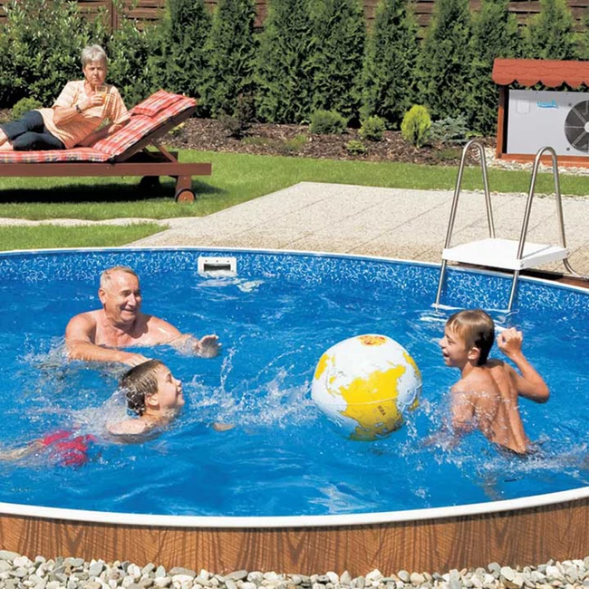 WELLIS Lagoon Deluxe 360/110 merevfalú medence homokszűrővel