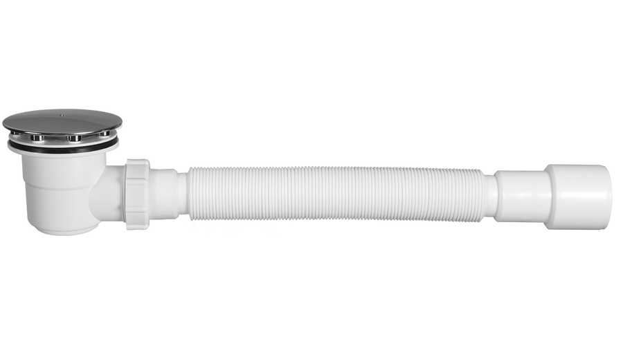 Zuhanytálca szifon Ø60 mm, jollyflex, krómozott - STYRON