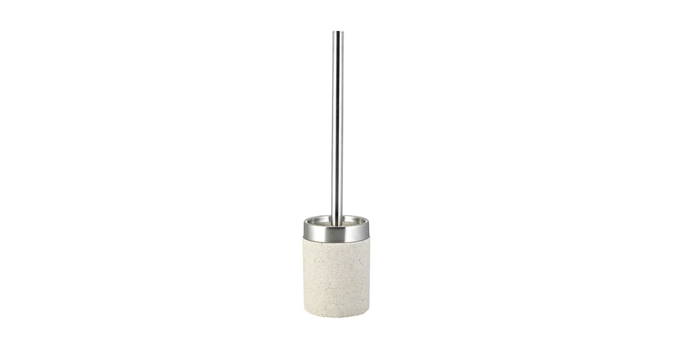 Brosse à WC Ridder Stone - Polyresine Et Acier Inoxydable, Couleur Écru, Design Élégant