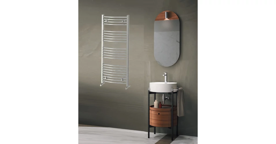 TECHNIK THERM Angora íves törölközőszárító radiátor, króm, 600×1100 ...